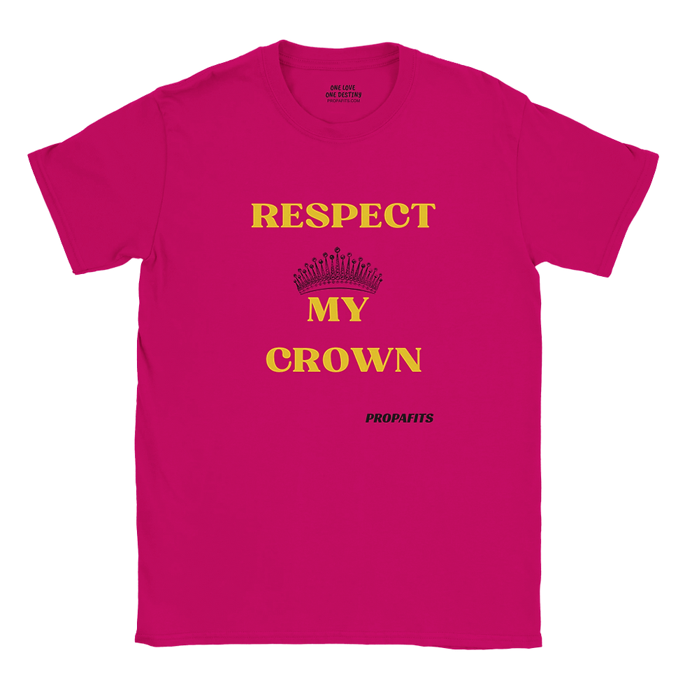 Thumbnail: Respect my Crown Kids T-shirt