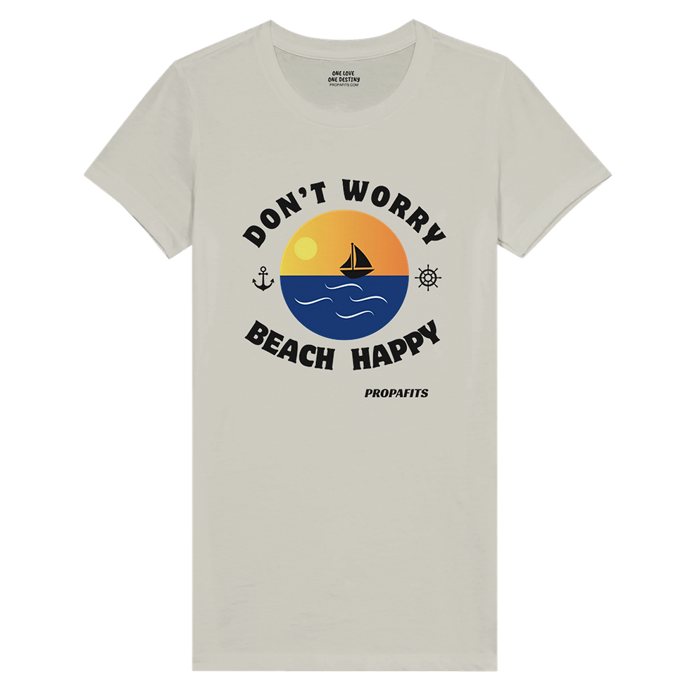 Thumbnail: Don't Worry Beach Happy Premium T-shirt