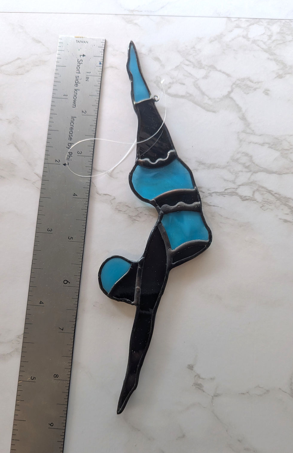 Thumbnail: Stained Glass Diver Suncatcher