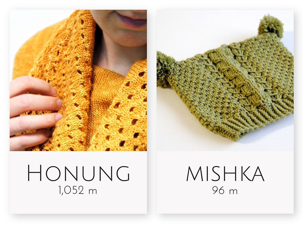 My biggest and smallest knitted project in 2018