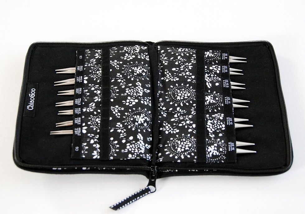 The needle tips all have their clearly monogrammed slots, the Small set on one side and the Large on the other