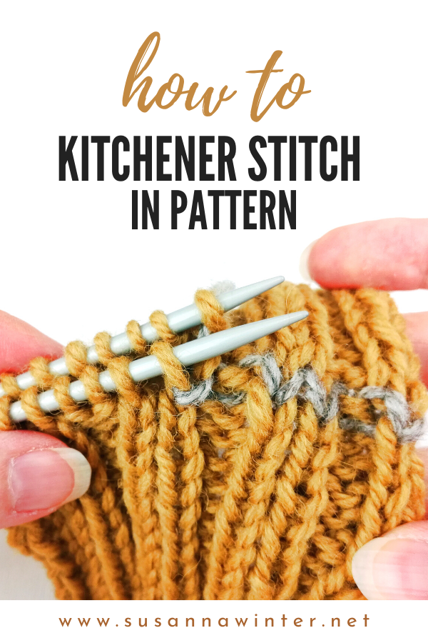 How to Kitchener Stitch in Pattern [Tutorial]