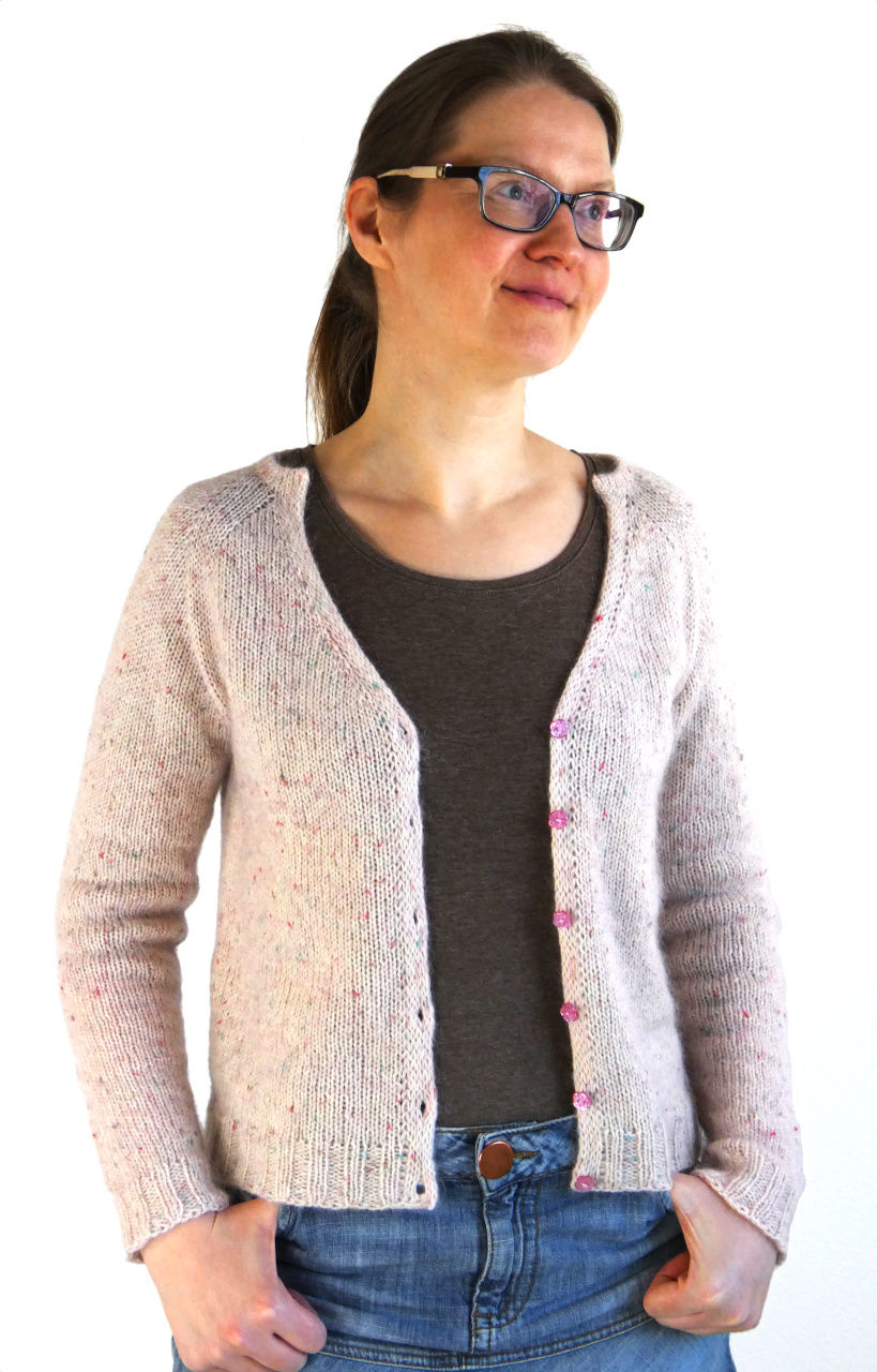 Scattershot :: cardigan knitting pattern