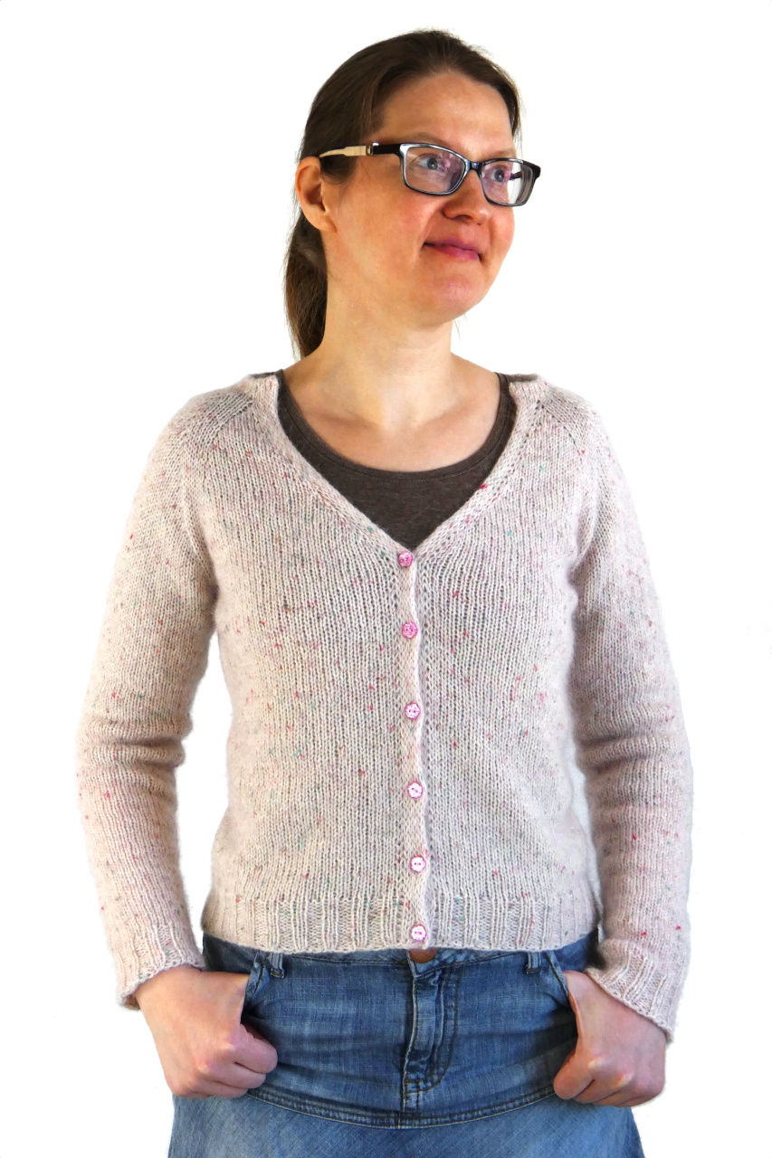 Scattershot :: cardigan knitting pattern