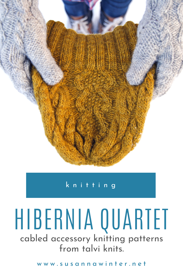 Hibernia Quartet :: set of accessory knitting patterns from talvi knits.
