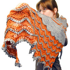 Chamomile Dreams :: shawl knitting pattern