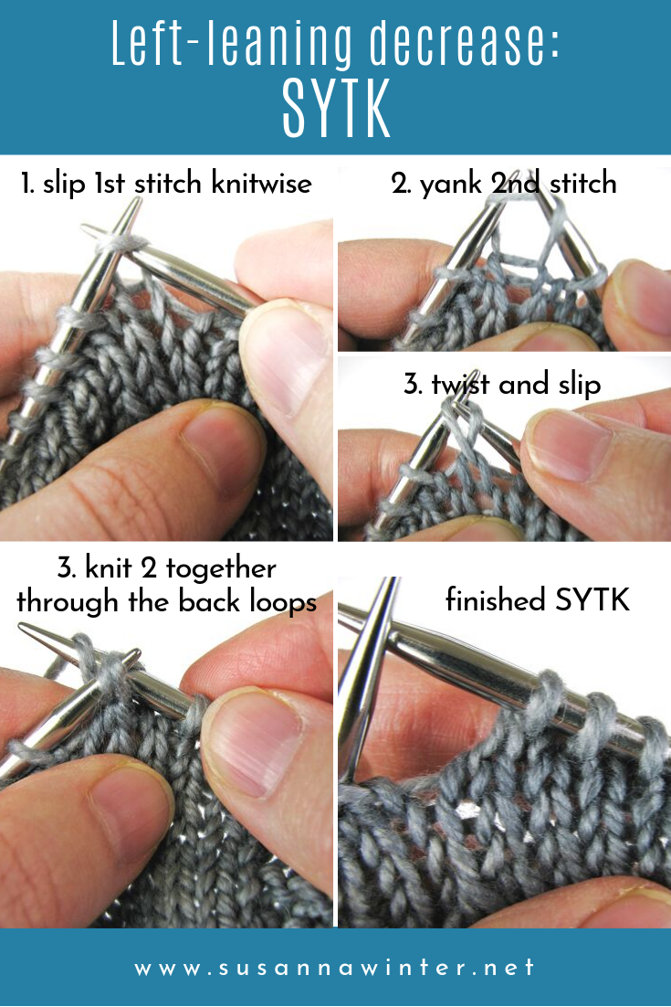 Slip, Yank, Twist, Knit (SYTK)