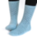 Wintermint Socks :: sock knitting pattern
