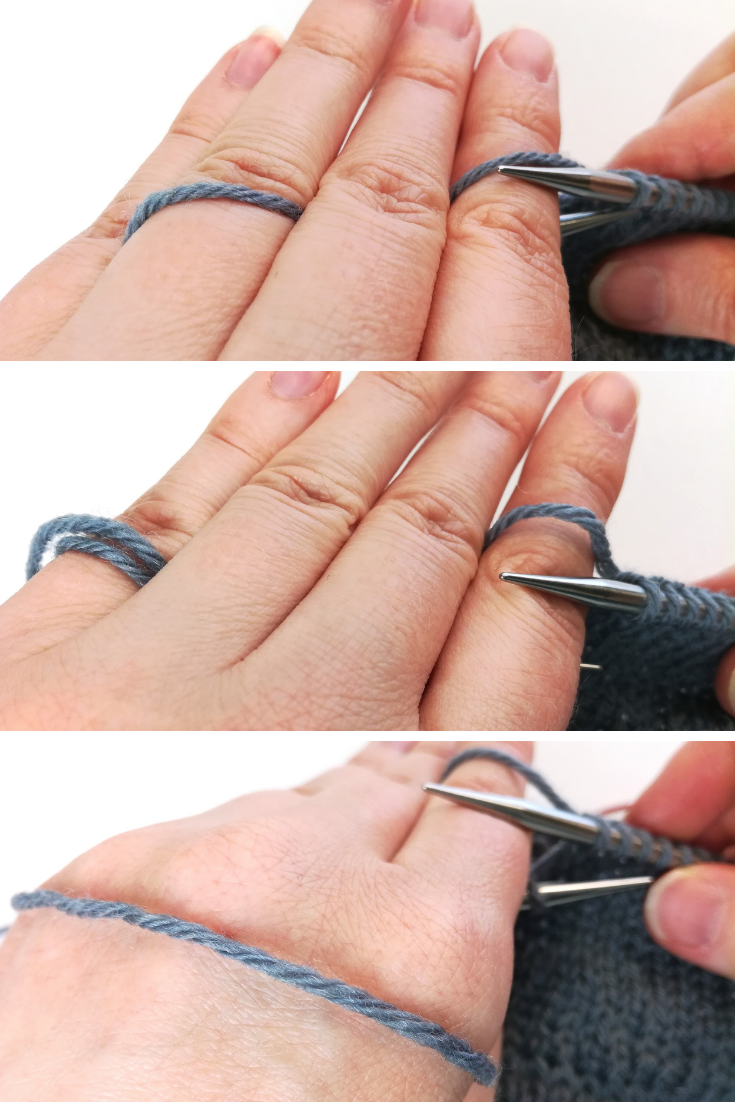 Different ways of tensioning yarn.