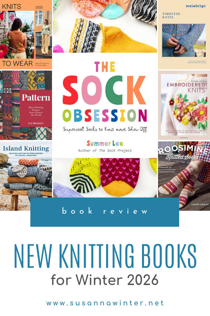 New year, new knitting inspiration! Winter 2026 brings a great lineup of knitting books: bold, colorful socks from Summer Lee, romantic everyday knits by Kutova Kika, patterns inspired by islands and global textiles, Malabrigo classics, plus embroidery and Estonian roosimine techniques. Whether you love statement socks, wearable garments or decorative details, these books are perfect for your next cast-on. #knitting #knittingbooks #knittingpatterns #winter2026 #roosimine #sockknitting #malabrigo