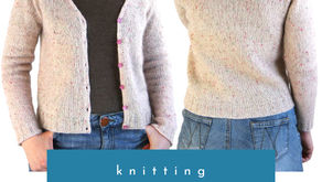 Scattershot seamless top-down cardigan knitting pattern