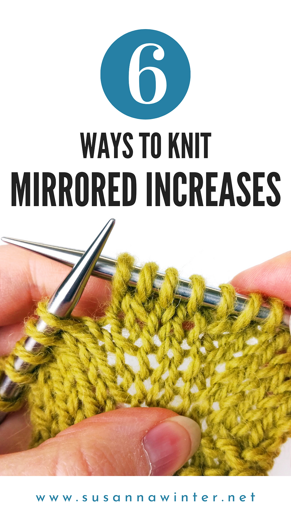 6 Ways to Knit Mirrored Increases [Tutorial]