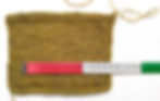A gauge swatch should be large enough to measure a 10 x 10 cm area.