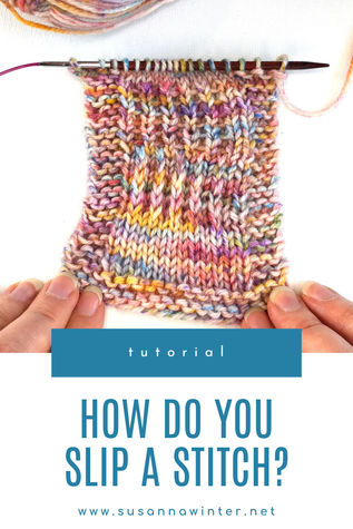 How do you slip a stitch?