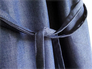 Chambray Pintuck Dress