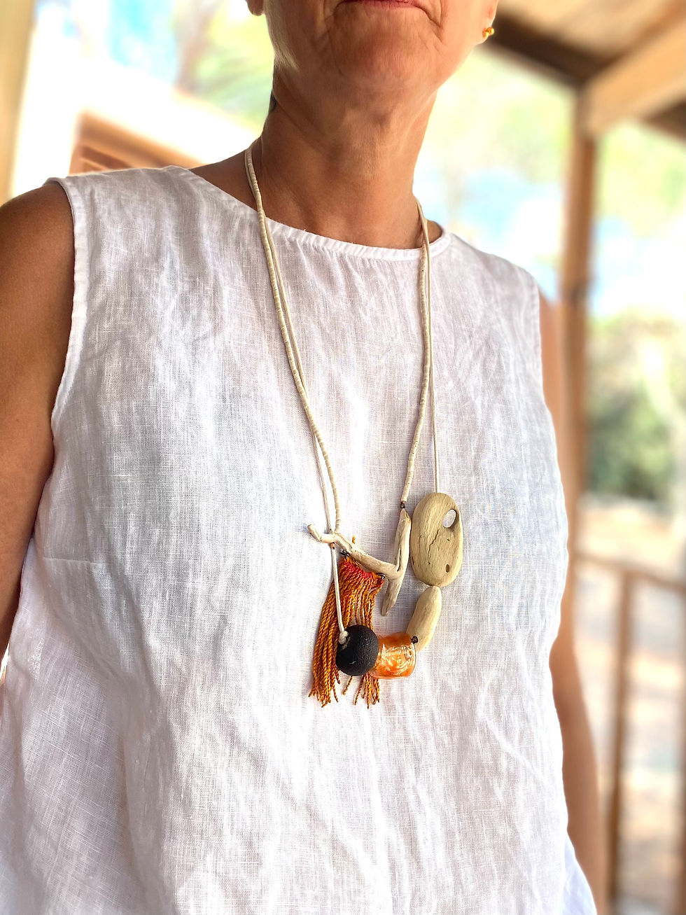 Küçük resim: 'Bir nefes' serisi kolye.