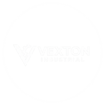 Logotipo circular de Vexton, soluciones y componentes para proyectos de ingeniería y construcción.