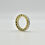 Thumbnail: 18k yellow gold Asscher cut diamond eternity band, bezel setting, fine luxury jewelry