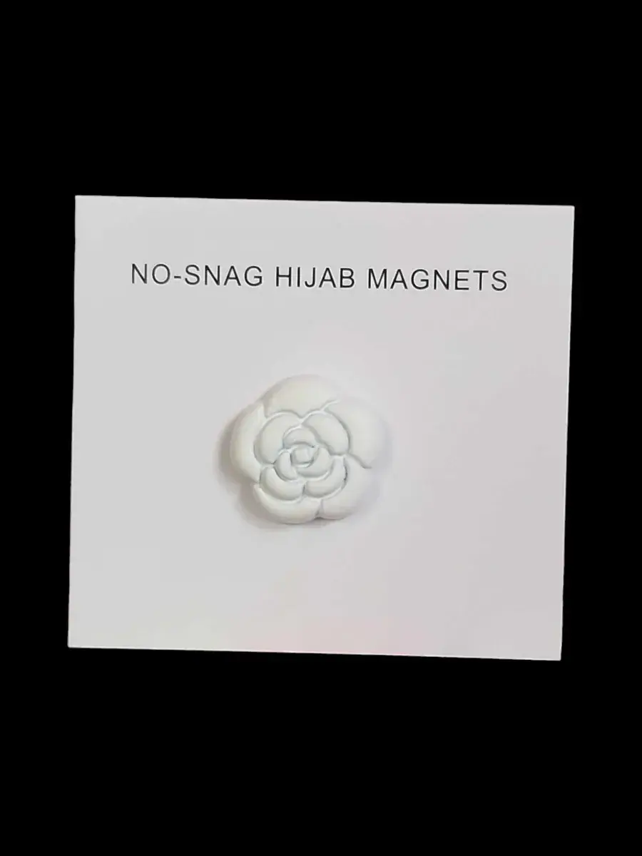 Front view of hijab magnets