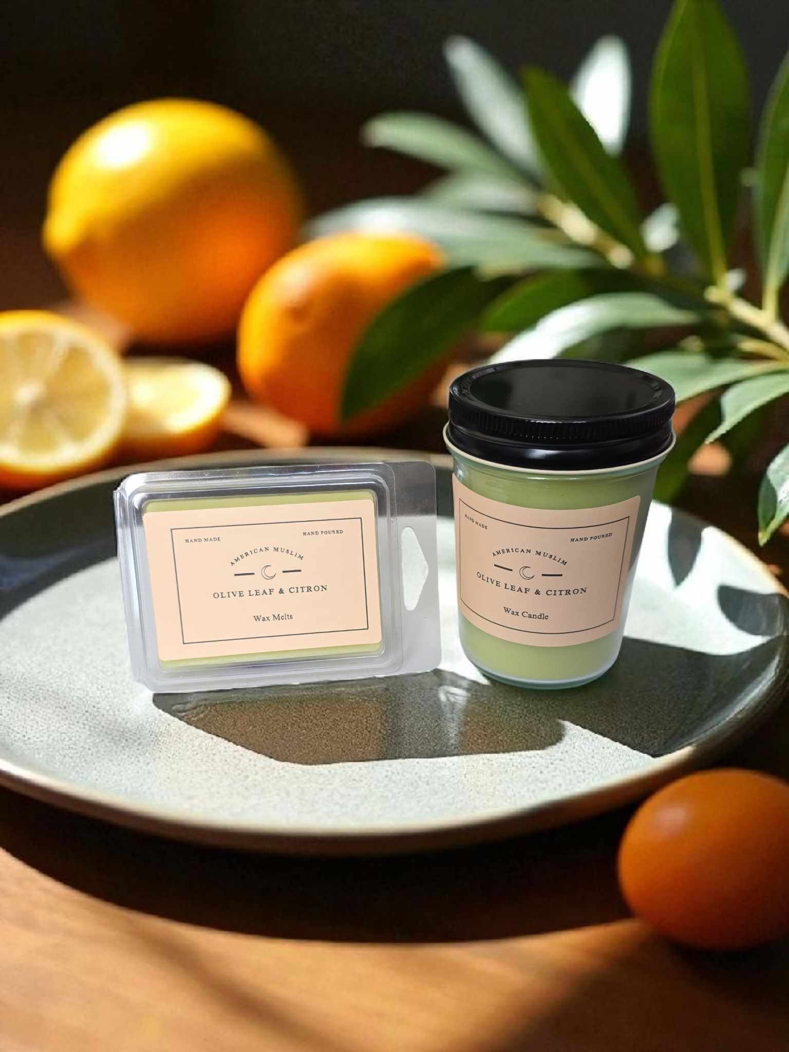 Front view of products.