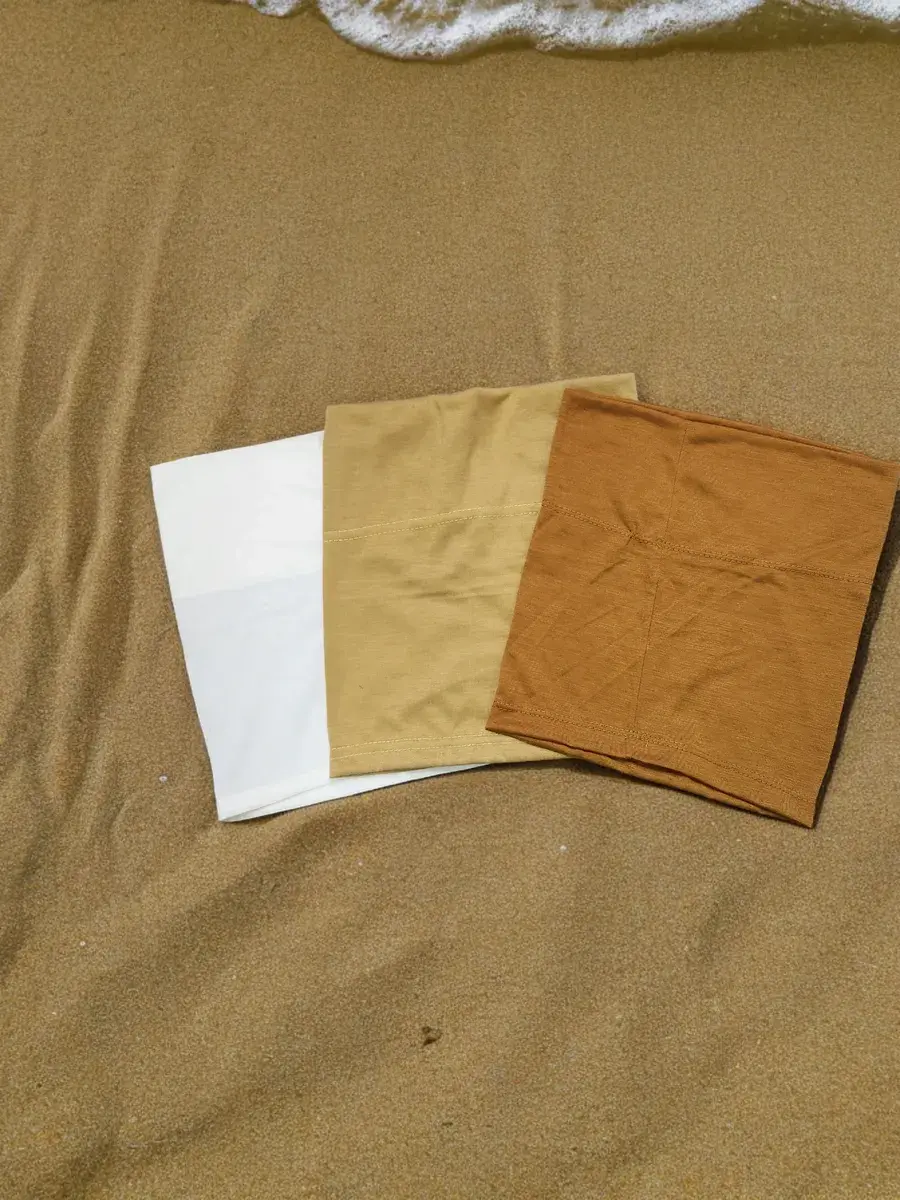Front view of hijab caps