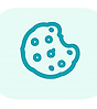 Icônes minimalistes turquoise sur fond vert.png