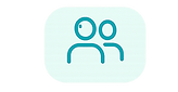 Icônes minimalistes turquoise sur fond vert.png