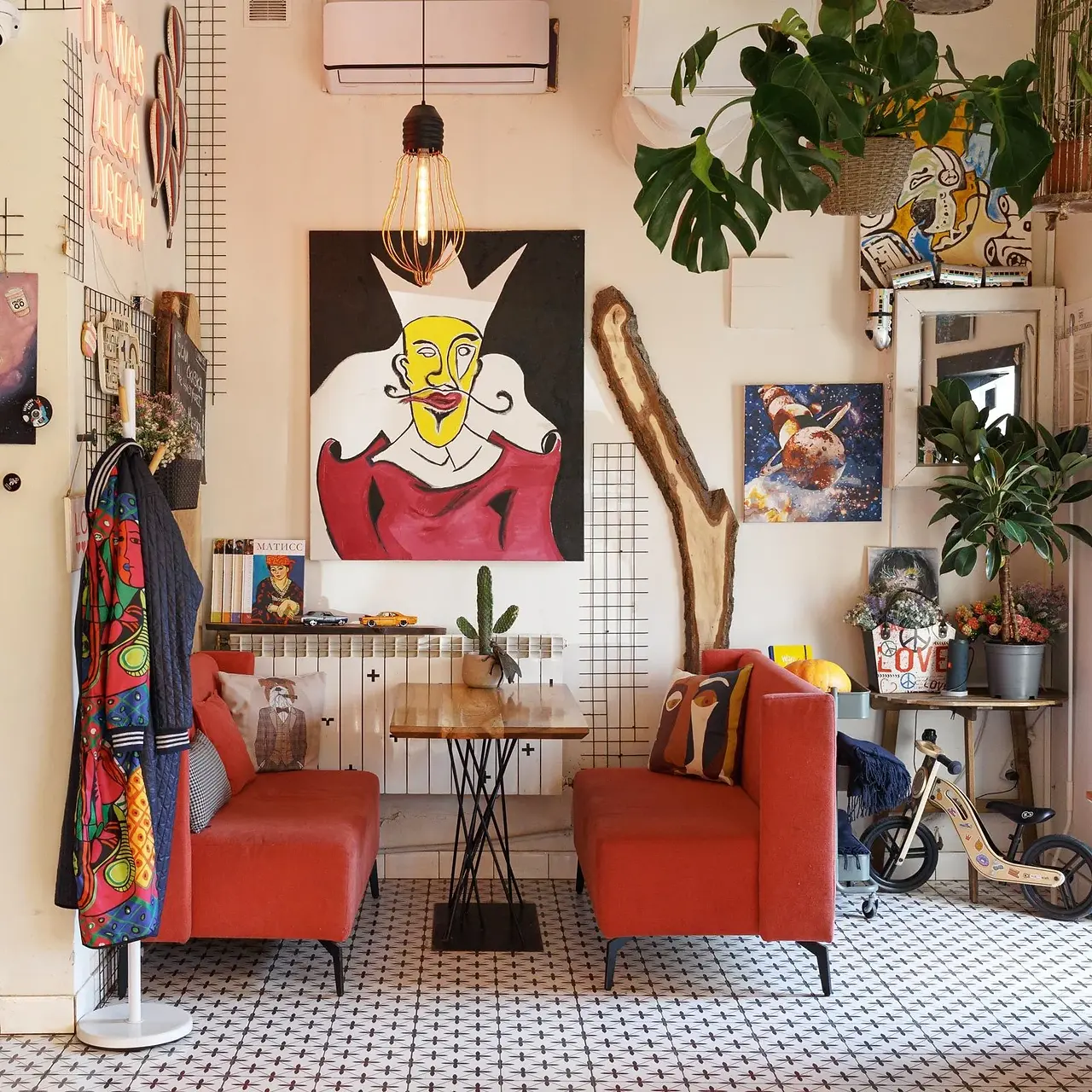 Eclectic modern dining, New Milford, CT