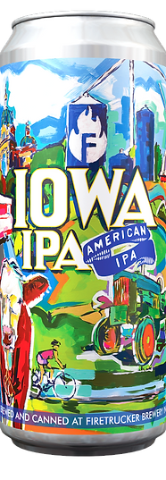 Firetrucker Iowa IPA 16 oz Can