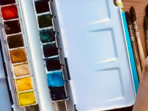 Comment peindre les gris colorés et les verts jaunes en aquarelle