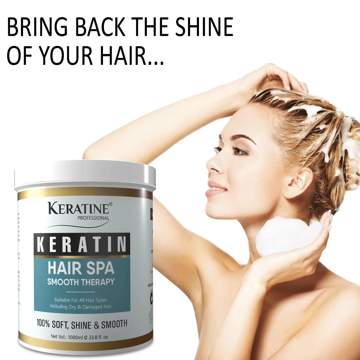 Thumbnail: PREMIUM KERATIN HAIR SPA SMOOTH THERAPY | 100% Soft, Shine & Hair Repair