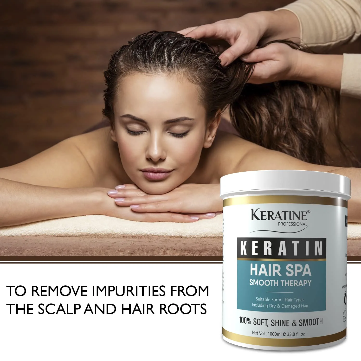 Thumbnail: PREMIUM KERATIN HAIR SPA SMOOTH THERAPY | 100% Soft, Shine & Hair Repair