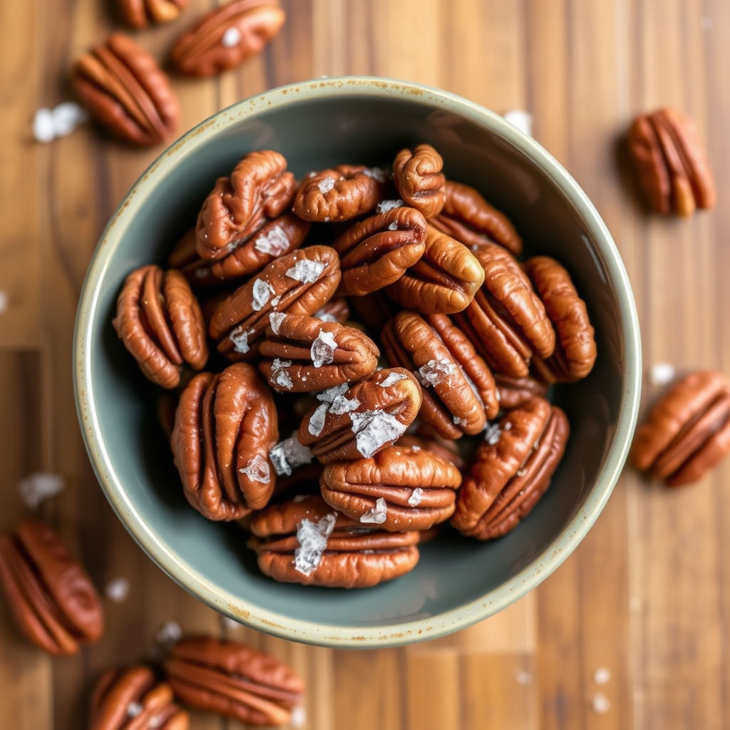 Caramel Glazed Sea Salt Pecans