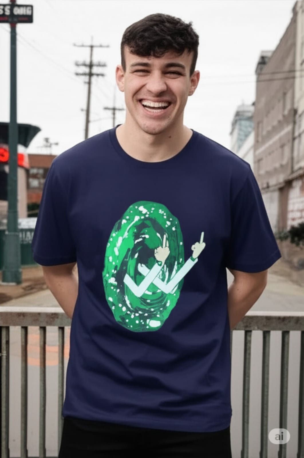 Camiseta Paz Entre Os Mundos - RickAndMorty