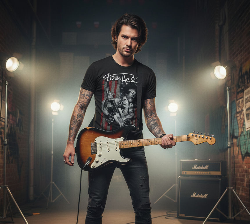 Camiseta Unissex JIMMY HENDRIX