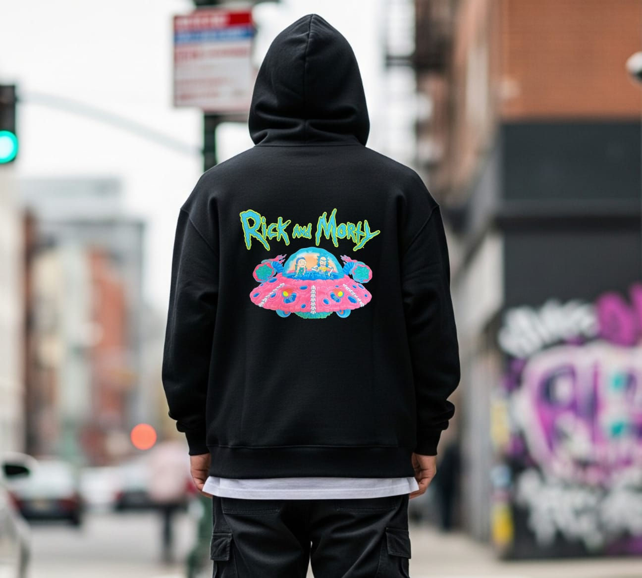 Moletom Canguru RICK AND MORTY