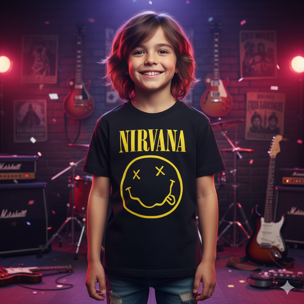 Camiseta Infantil NIRVANA