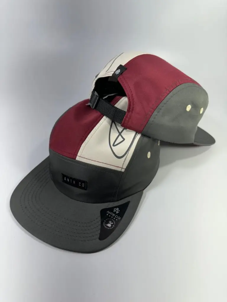 Miniatura: BONÉ FIVE PANEL HALF BORDO/AREIA/CHUMBO