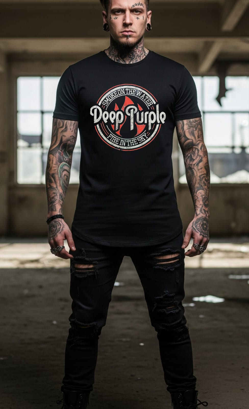 Camiseta Unissex DEEP PURPLE