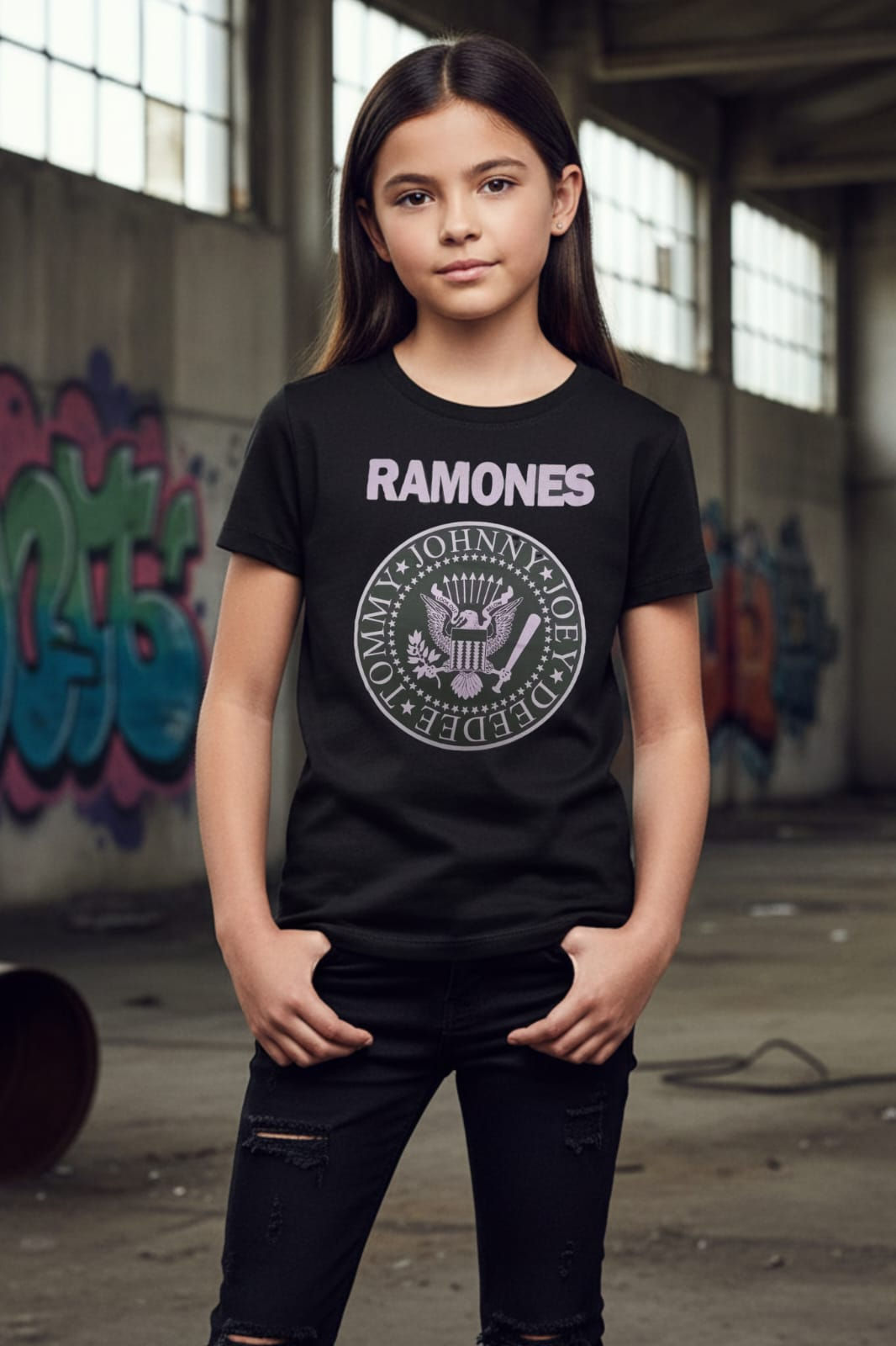 Camiseta Infantil Ramones