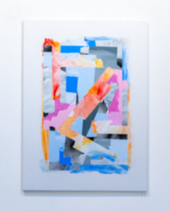 AREE - Erosion - Acrylique sur toile - 100x 73 cm - 2026