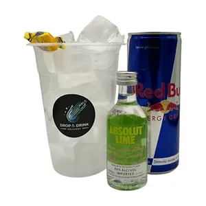 Vodka Lime & Red Bull