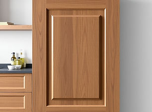 WALNUT MDF SOLID COLOR CABINET DOOR