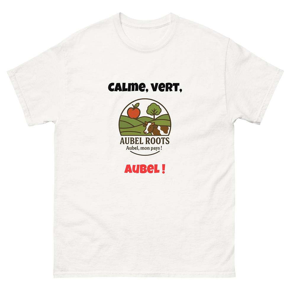 Miniature : Unisex classic tee Aubel Calme, vert