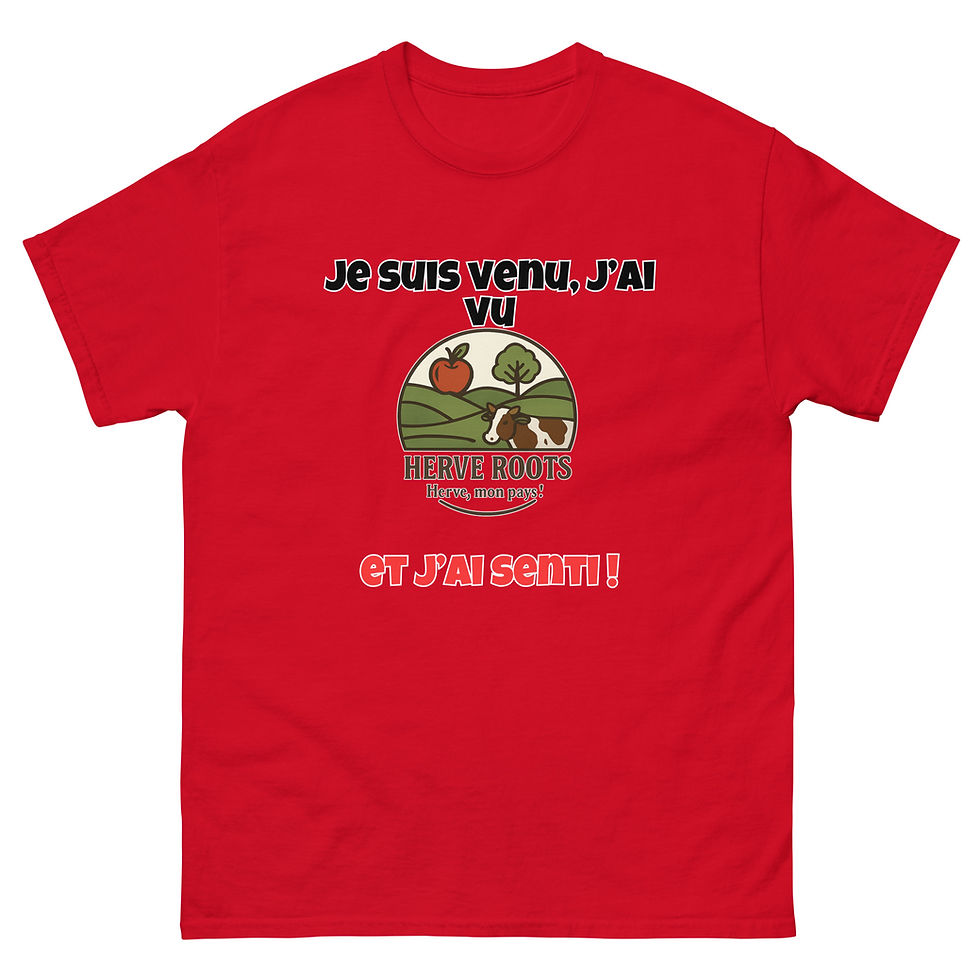 Thumbnail: Unisex classic tee Herve Je suis venu