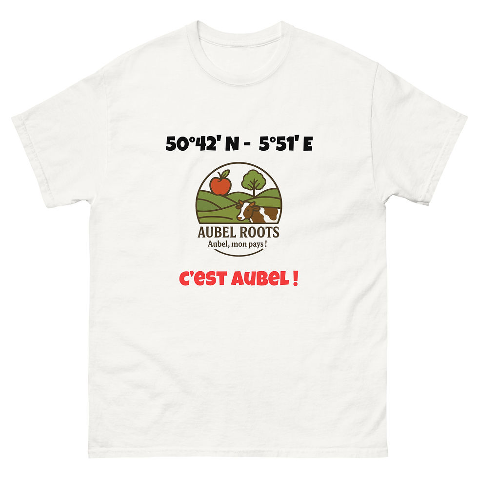 Miniature : Unisex classic tee Aubel Coordonnées