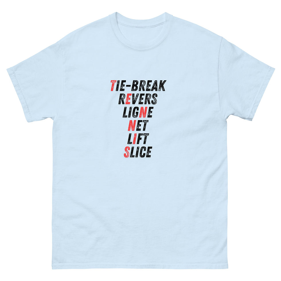 Miniature : Unisex classic tee Tennis