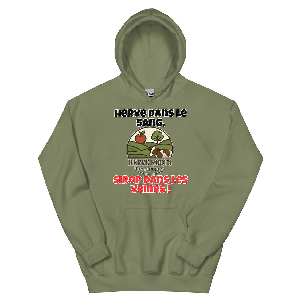 Miniature : Unisex Hoodie herve dans le sang