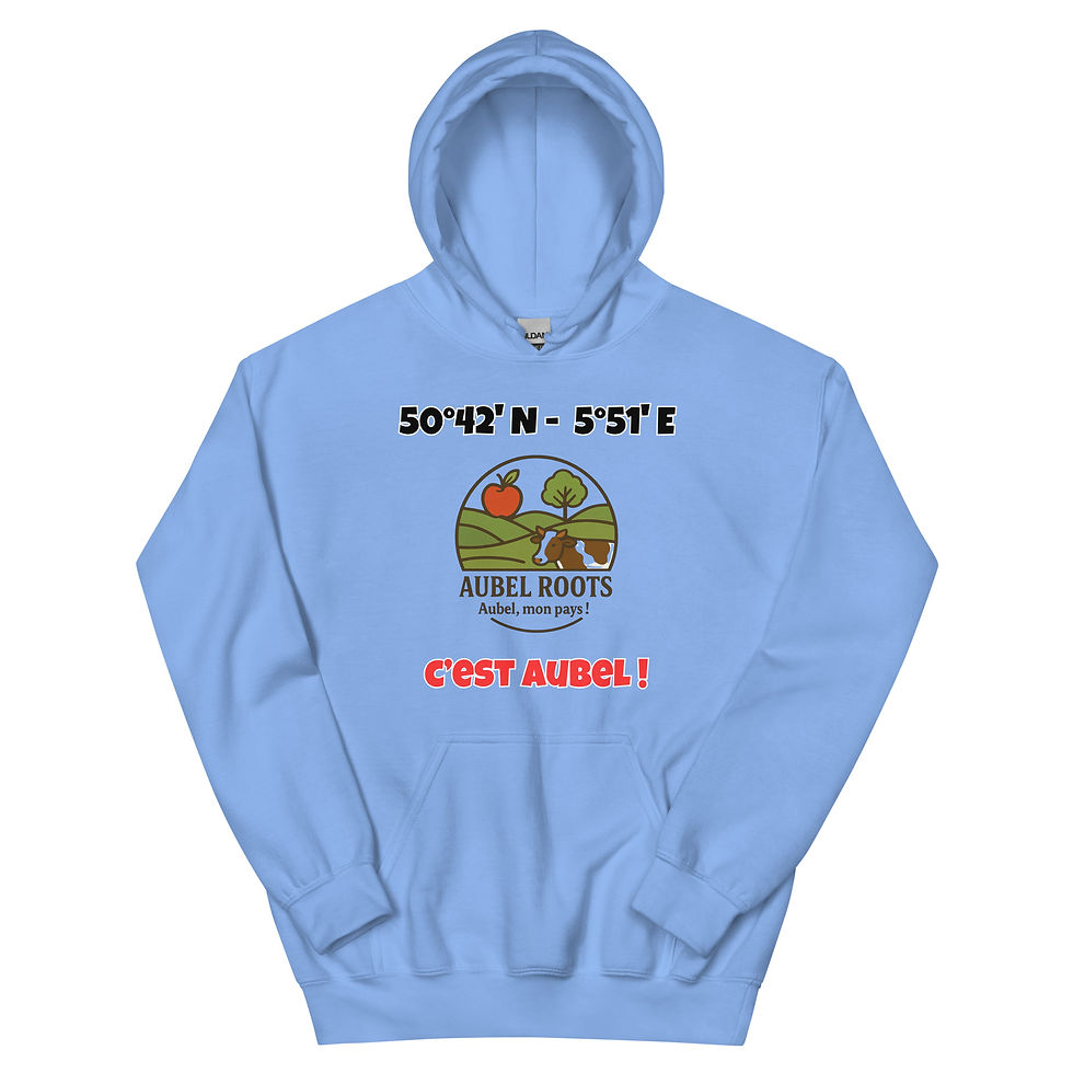 Miniature : Unisex Hoodie Aubel Coordonnées