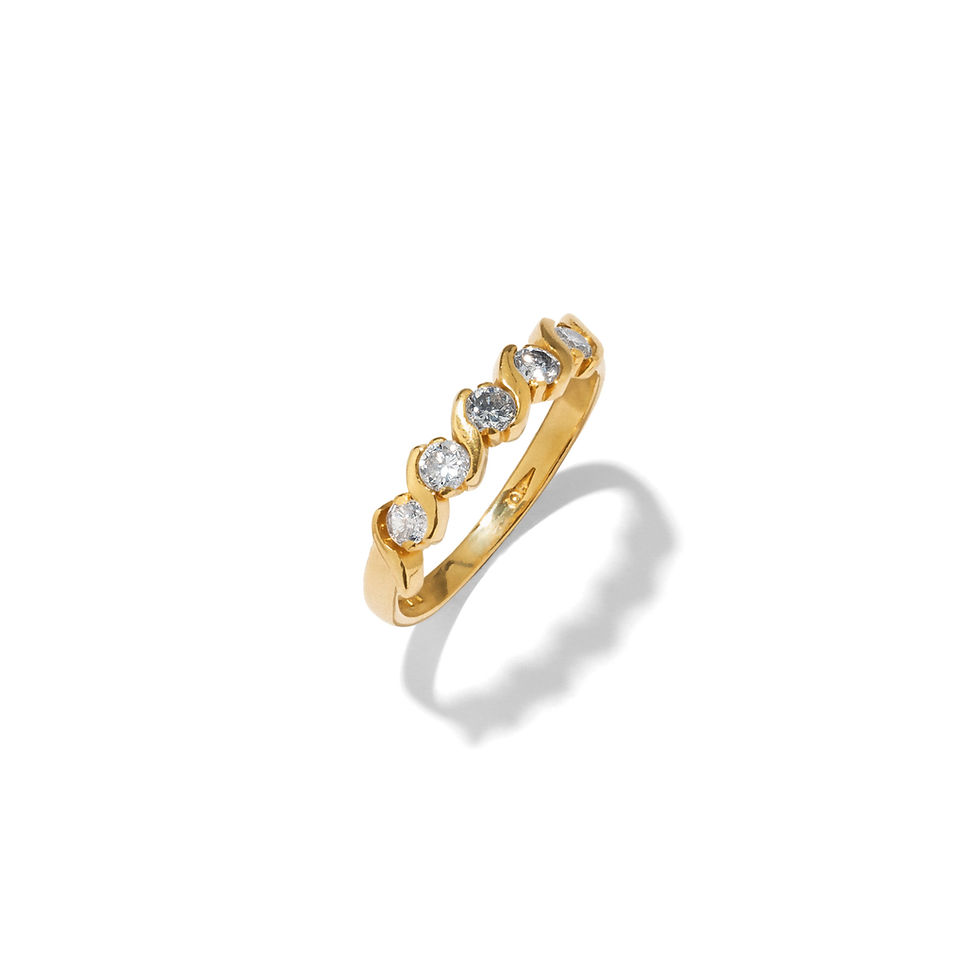 Thumbnail: 0.20ct 5 Stone Diamond Ring